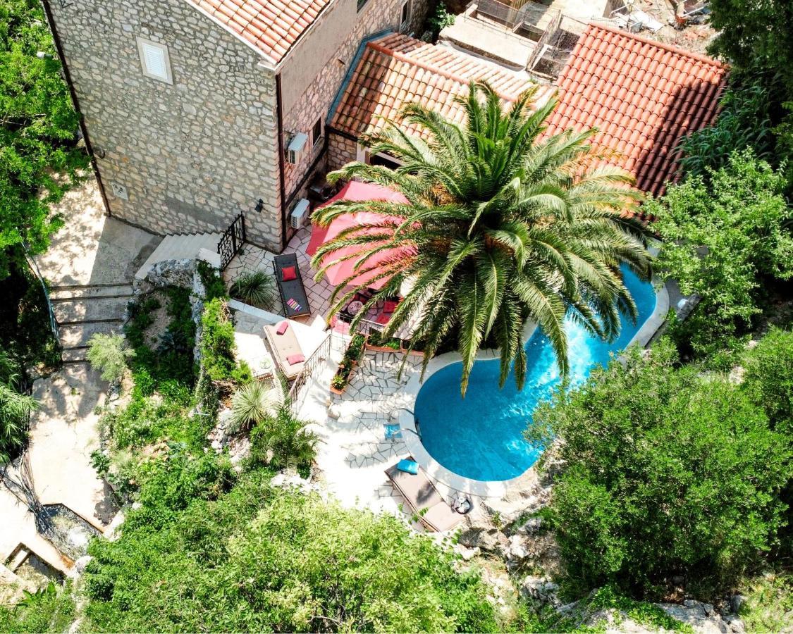 Sunny Villa, With Pool, Bbq, View, Parking دوبروفينك المظهر الخارجي الصورة